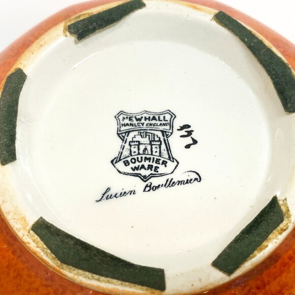 Vintage New Hall Hanley England Pottery Boumier Ware Dressing Table Lidded Dish - Picture 5 of 9